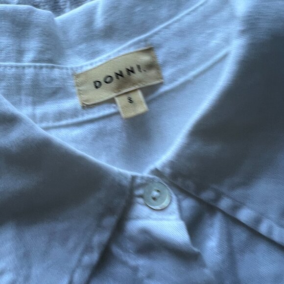 NWOT Donni The Linen Relaxed Shirt - Picture 5 of 7